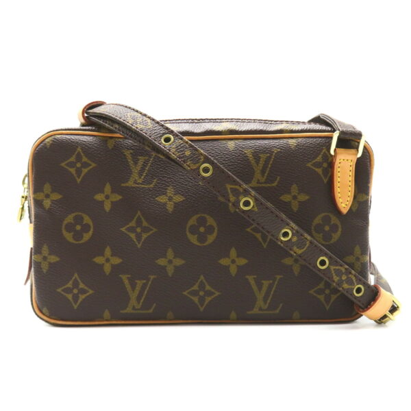 2101217980913 1 Louis Vuitton Pochette Marly Bandouliere Monogram Shoulder Bag Brown