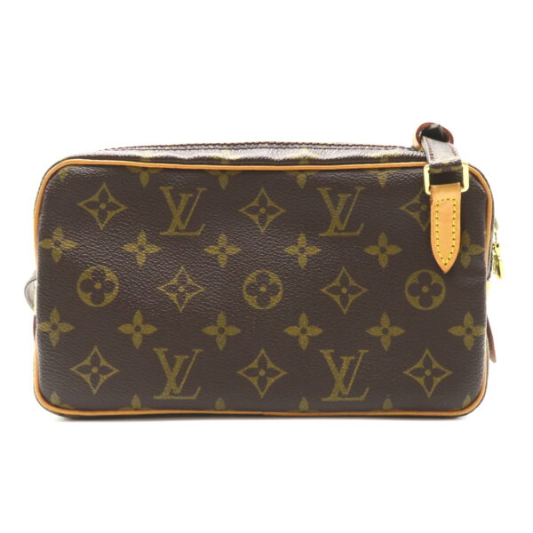 2101217980913 2 Louis Vuitton Pochette Marly Bandouliere Monogram Shoulder Bag Brown