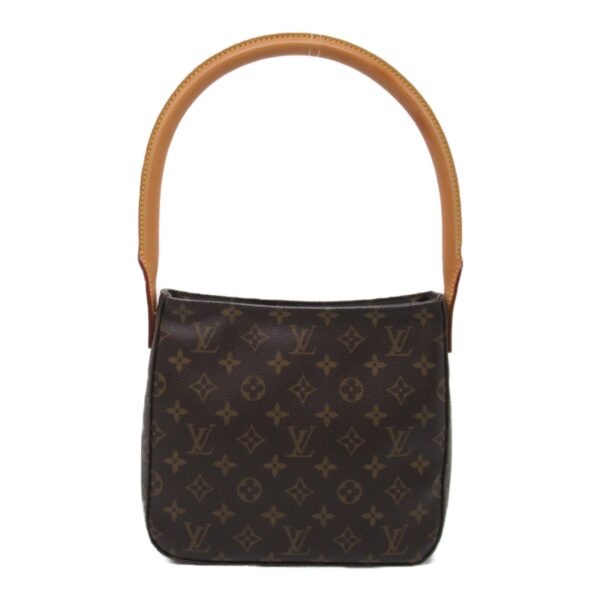 2101217981002 4 Louis Vuitton Looping MM Monogram Shoulder Bag Brown