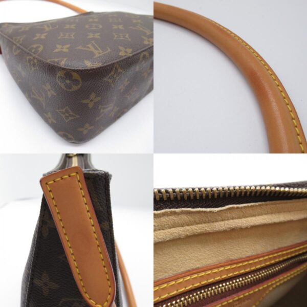 2101217981002 9c Louis Vuitton Looping MM Monogram Shoulder Bag Brown