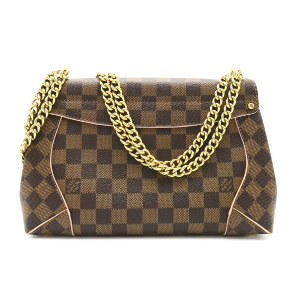 2101217981132 2 Louis Vuitton Kaisa Damier Clutch Shoulder Bag Brown Pink