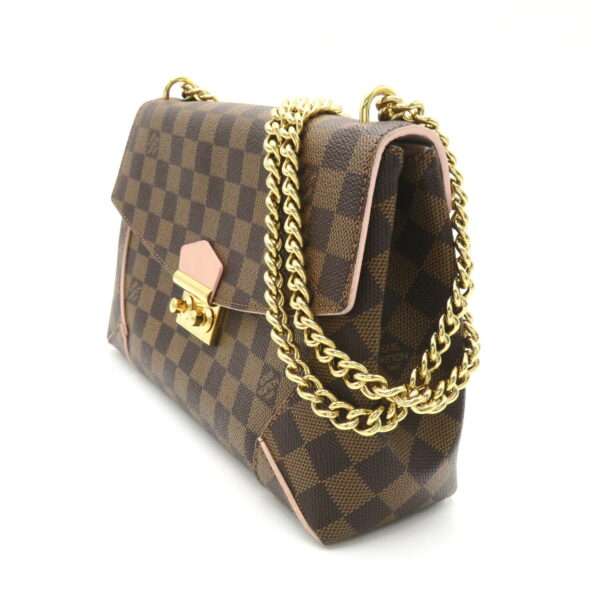 2101217981132 3 Louis Vuitton Kaisa Damier Clutch Shoulder Bag Brown Pink