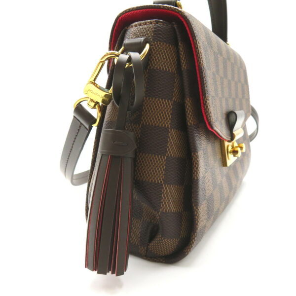 2101217981149 4 Louis Vuitton Croisette Damier Handbag Brown