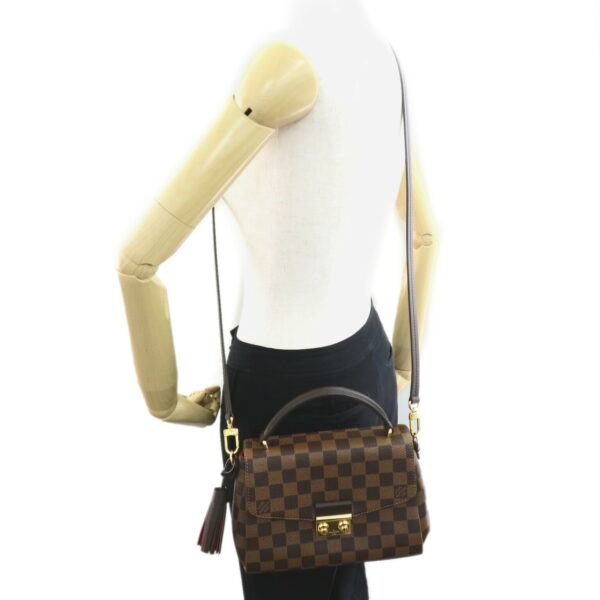 2101217981149 6 Louis Vuitton Croisette Damier Handbag Brown