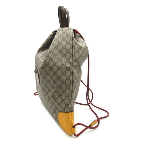 2101217981460 3 Gucci Drawstring Gg Supreme Rucksack Beige