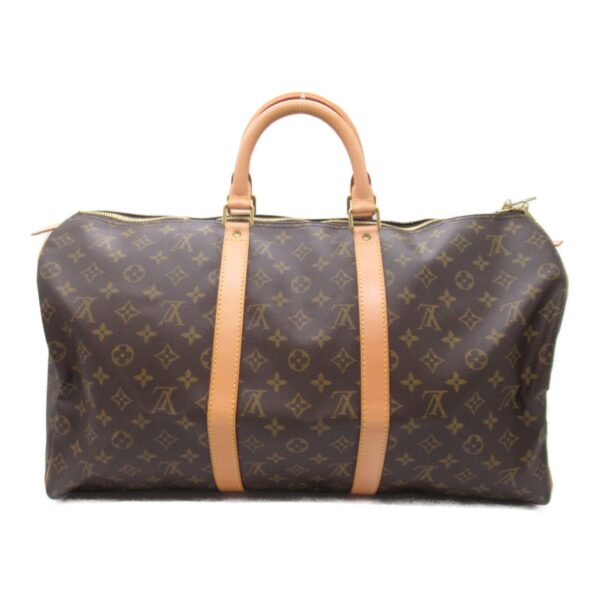 2101217984140 5 Louis Vuitton Keepall 50 Monogram Bag Brown