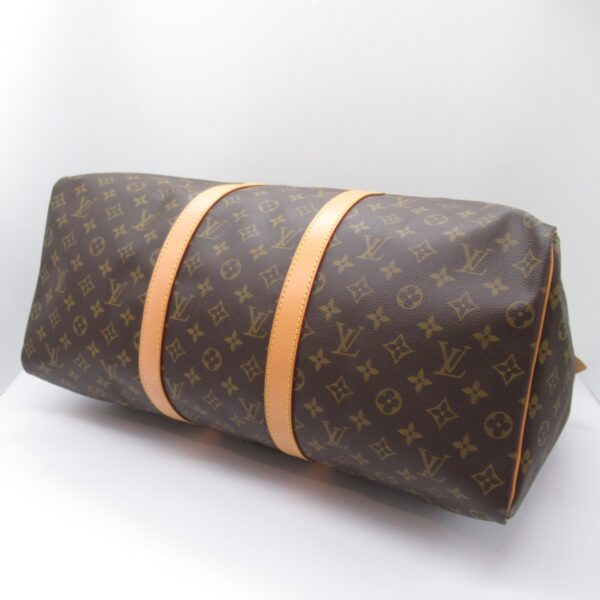 2101217984140 6 Louis Vuitton Keepall 50 Monogram Bag Brown