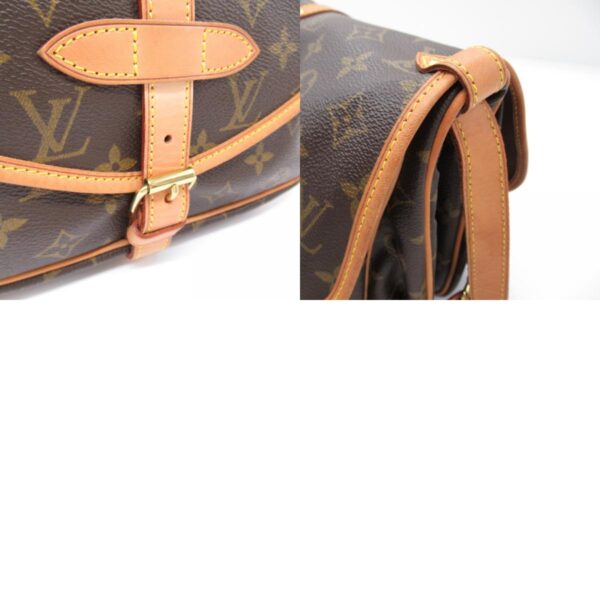 2101217984256 12c Louis Vuitton Saumur 30 Monogram Shoulder Bag Brown