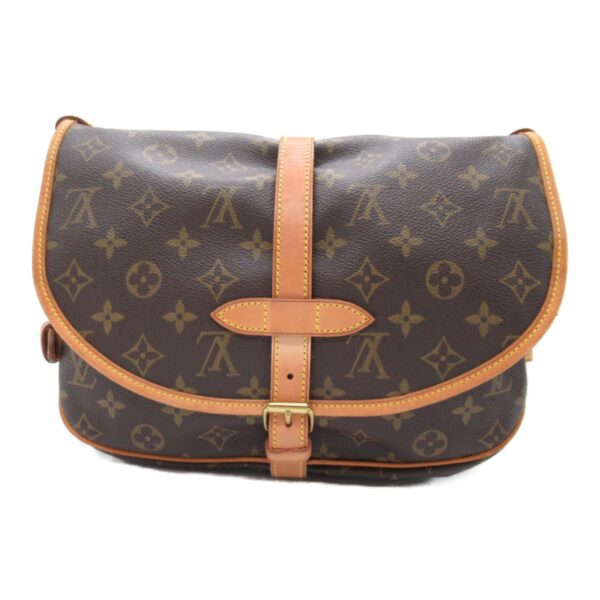 2101217984256 5 Louis Vuitton Saumur 30 Monogram Shoulder Bag Brown