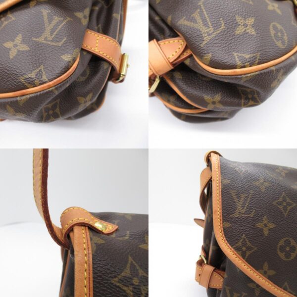 2101217984256 7c Louis Vuitton Saumur 30 Monogram Shoulder Bag Brown