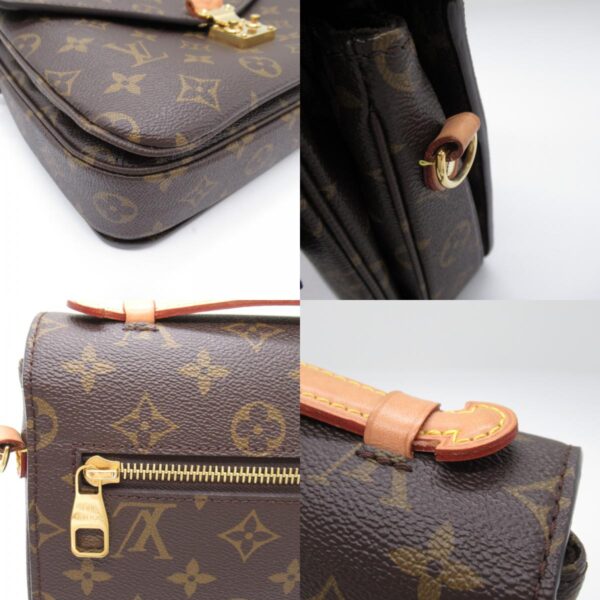 2101217988148 10c Louis Vuitton Pochette Metis MM 2 Way Shoulder Bag Brown