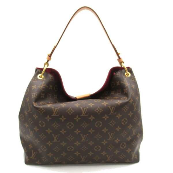 2101217989046 2 Louis Vuitton Graceful MM Monogram Shoulder Bag Brown