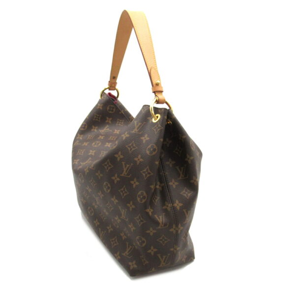 2101217989046 3 Louis Vuitton Graceful MM Monogram Shoulder Bag Brown