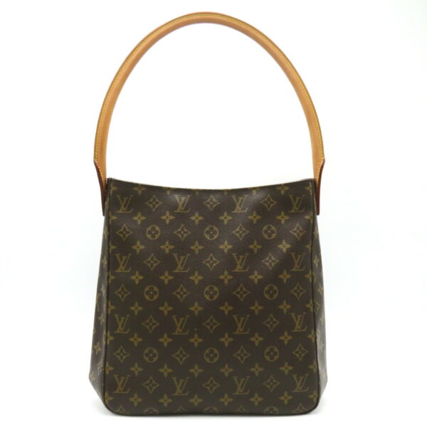 2101217989091 2 Louis Vuitton Looping Monogram Shoulder Bag Brown