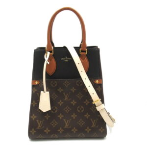 2101217989138 1 Louis Vuitton Monogram On My Side PM 2 Way Hand Shoulder Bag Leather Greige