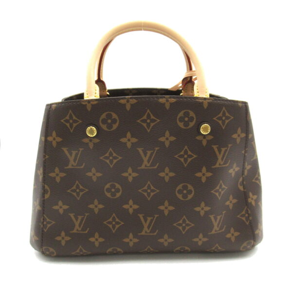 2101217989152 2 Louis Vuitton Montaigne BB Monogram Tote Bag Brown