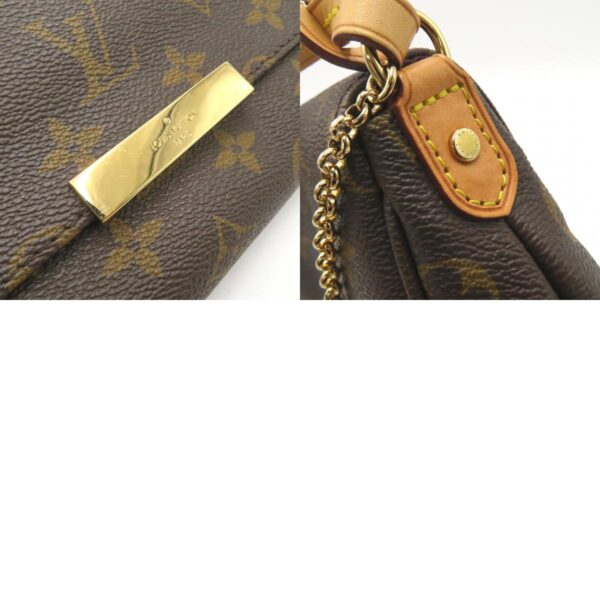 2101217990073 10c Louis Vuitton Favorite MM Monogram Shoulder Bag Brown