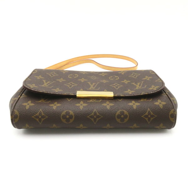 2101217990073 4 Louis Vuitton Favorite MM Monogram Shoulder Bag Brown