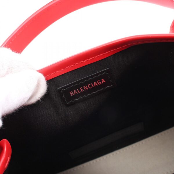 2101217990288 4 Balenciaga Blue Hippo XS Handbag White Red