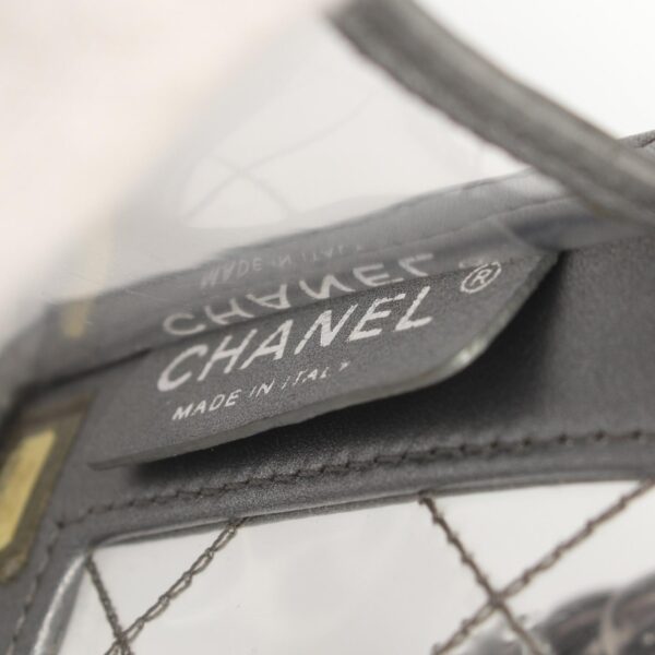 2101217990691 4 CHANEL Boy Chanel Shoulder Bag Vinyl Lambskin Clear