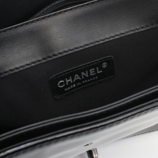 2101217990707 4 CHANEL Boy Chanel Shoulder Bag Patent Leather Black