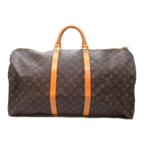 2101217999403 4 Louis Vuitton Keepall 60 Monogram Bag Brown