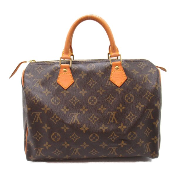 2101217999519 5 Louis Vuitton Speedy 30 Monogram Handbag Brown