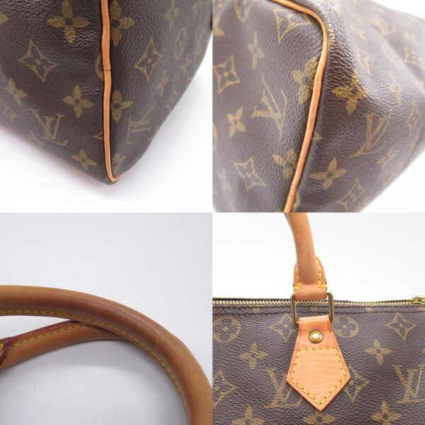 2101217999519 7c Louis Vuitton Speedy 30 Monogram Handbag Brown