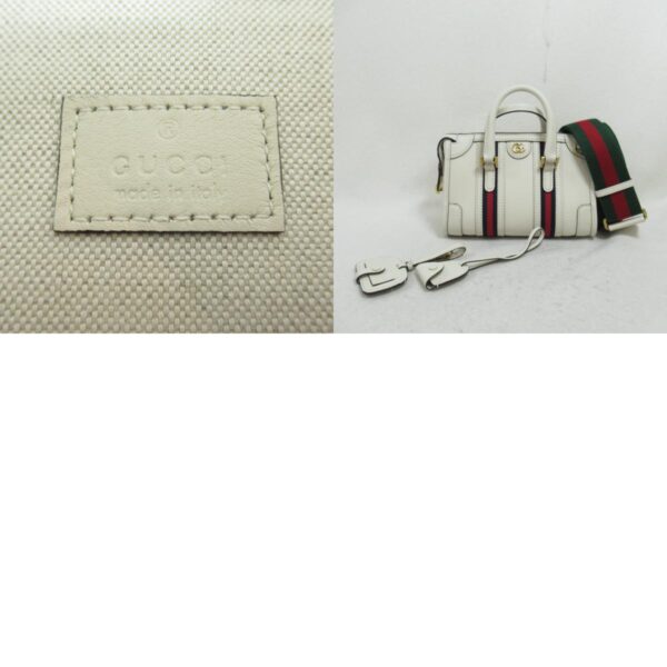 2101218003253 11c Gucci Double G Shoulder Bag White