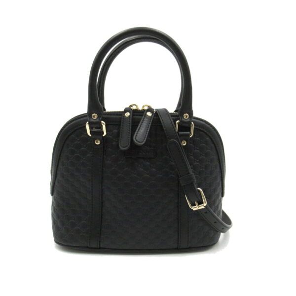 2101218010428 1 Gucci Micro Guccisima Shoulder Bag Black