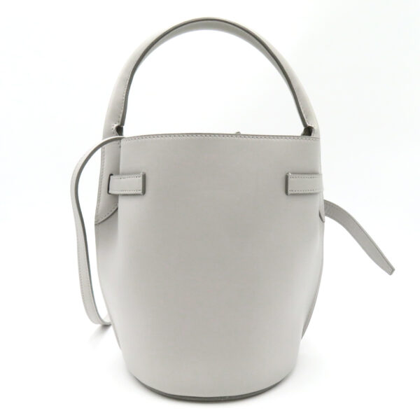 2101218019100 2 Celine Big Bag Nano Leather 2Way Shoulder Bag Gray