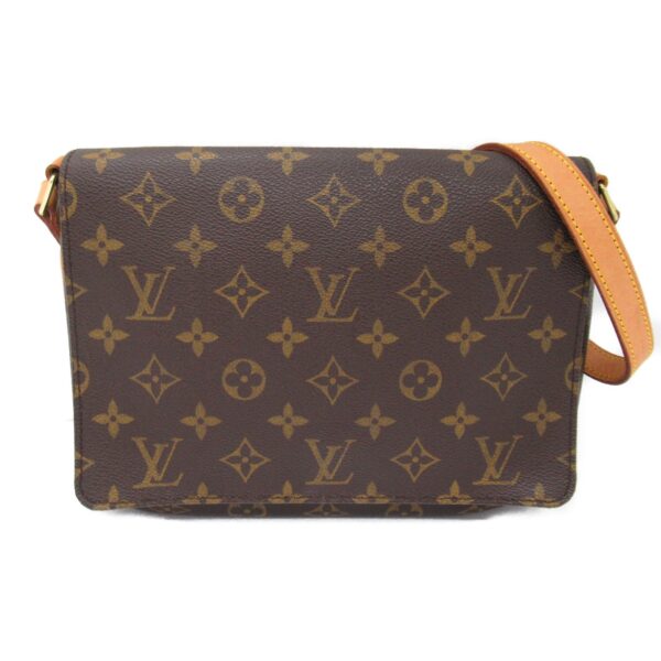 2101218019230 5 Louis Vuitton Musette Tango Monogram Short Shoulder Bag Brown