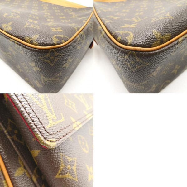 2101218019636 13c Louis Vuitton Viva City GM Monogram Shoulder Bag Brown