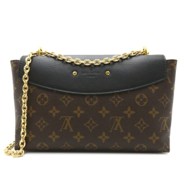 2101218019681 2 Louis Vuitton Saint Placido Monogram Shoulder Bag Black