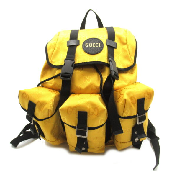 2101218035278 1 Gucci Off The Grid Nylon Rucksack Yellow