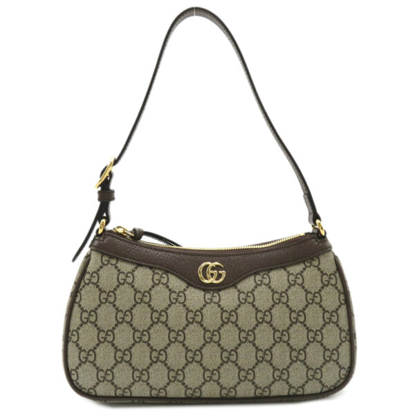 2101218038200 1 Gucci Ophidia Gg Supreme Shoulder Bag Beige