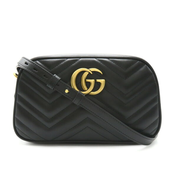 2101218038514 1 Gucci Gg Marmont Quilted Shoulder Bag Black