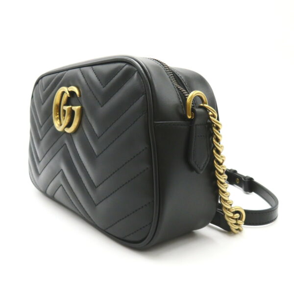 2101218038514 3 Gucci Gg Marmont Quilted Shoulder Bag Black