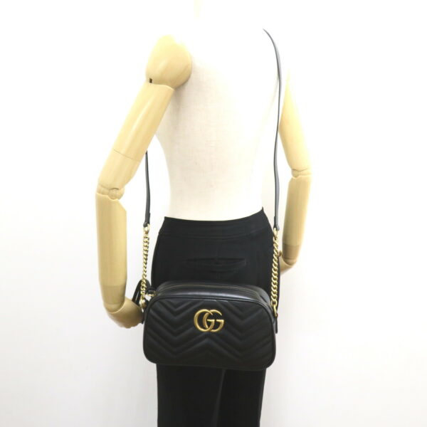 2101218038514 5 Gucci Gg Marmont Quilted Shoulder Bag Black