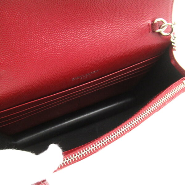 2101218043297 6 Yves Saint Laurent Chain Wallet Shoulder Bag Bordeaux