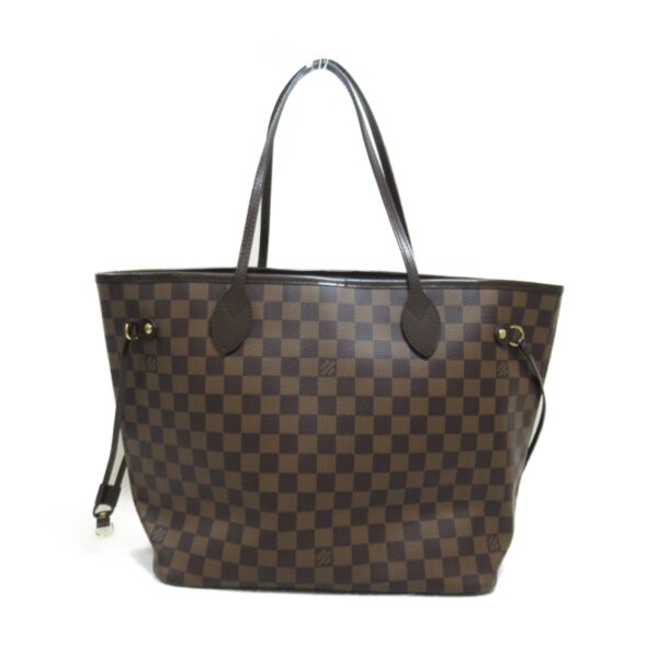 2101218055856 3 Louis Vuitton Neverfull MM Tote Bag Damier Brown