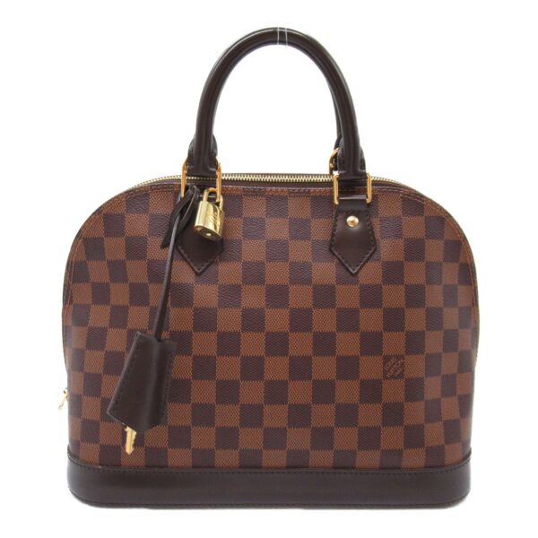 2101218056808 4 Louis Vuitton Alma Handbag Damier Brown