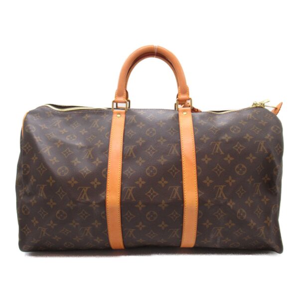 2101218056884 5 Louis Vuitton Keepall 50 Bag Monogram Brown