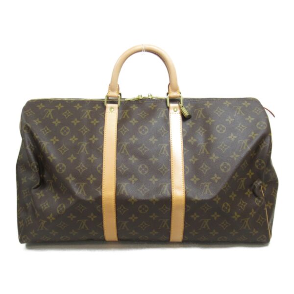 2101218057461 4 Louis Vuitton Keepall 50 Bag Monogram Brown