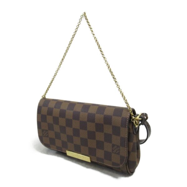 2101218057775 4 Louis Vuitton Favorite PM Damier Shoulder Bag Brown