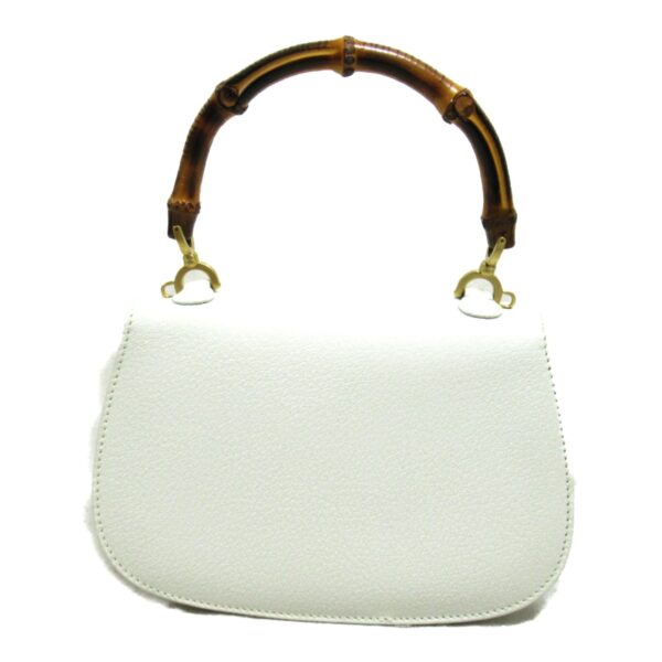 2101218058765 3 Gucci Bamboo Shoulder Bag White