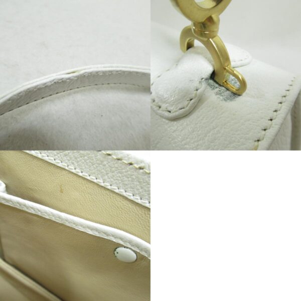 2101218058765 9c Gucci Bamboo Shoulder Bag White