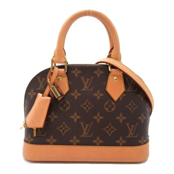 2101218060225 3 Louis Vuitton Alma BB 2WAY Shoulder Bag Monogram Brown