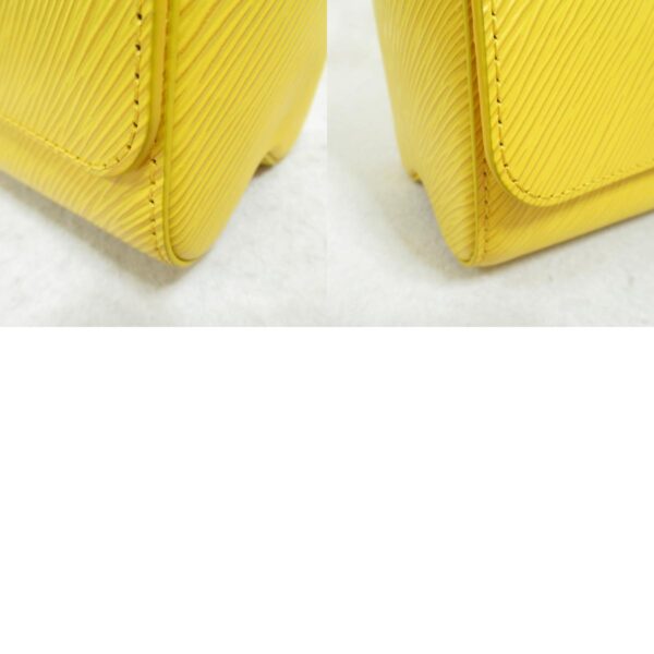 2101218060713 7c Louis Vuitton Twist MM 2WAY Shoulder Bag Epi Yellow