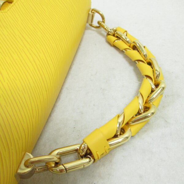 2101218060713 9 Louis Vuitton Twist MM 2WAY Shoulder Bag Epi Yellow